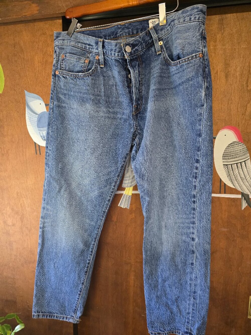 Levis 501 CT White Oak Cone Denim Jeans W31 L32 (34x26 Actual)
